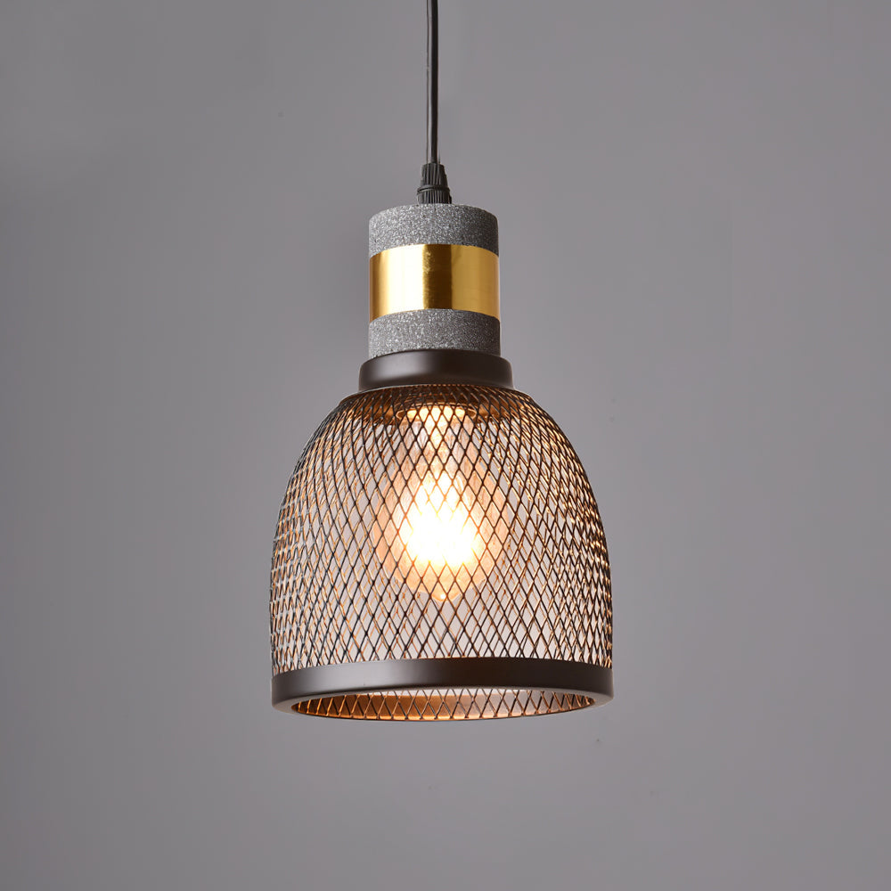 Minimalist Concrete Stone Cylinder Pendant Lamp