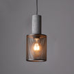 Minimalist Concrete Stone Cylinder Pendant Lamp