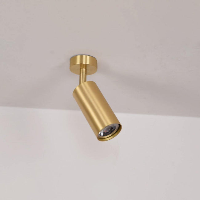 Brass Rotating Multi-Head Spotlight Bar