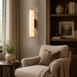 Calvrane Alabaster Tube Wall Sconce