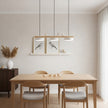 Scandinavian Bird Resin Linear Pendant Lamp