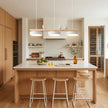 Scandinavian Bird Resin Linear Pendant Lamp