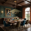 Calvrane Conical Fabric Pendant Light