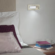 Aluminum Pop-Out Bedside Reading Light