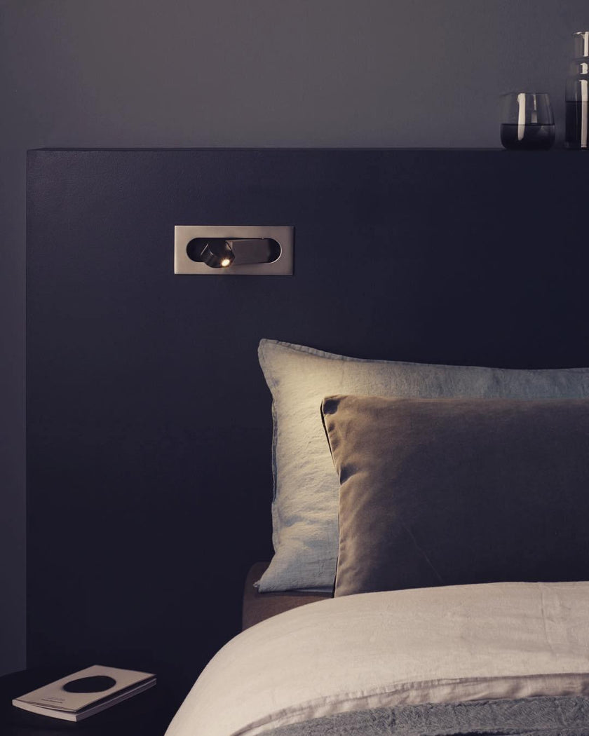 Aluminum Pop-Out Bedside Reading Light