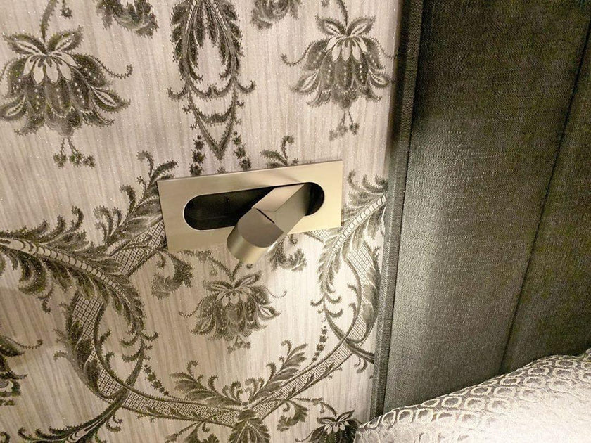 Aluminum Pop-Out Bedside Reading Light