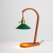 Wood Art Deco Candle Warmer Lamp