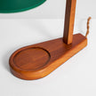 Wood Art Deco Candle Warmer Lamp