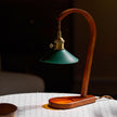 Wood Art Deco Candle Warmer Lamp