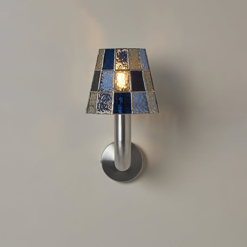 Calvrane Glass Mosaic Wall Sconce