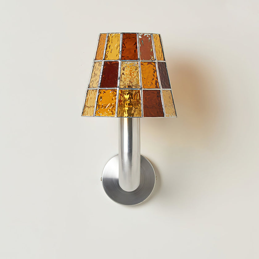 Calvrane Glass Mosaic Wall Sconce