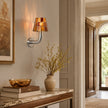 Calvrane Glass Mosaic Wall Sconce