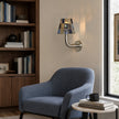 Calvrane Glass Mosaic Wall Sconce