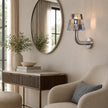 Calvrane Glass Mosaic Wall Sconce