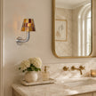 Calvrane Glass Mosaic Wall Sconce