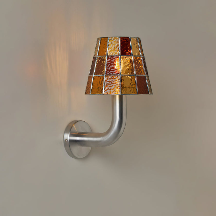 Calvrane Glass Mosaic Wall Sconce