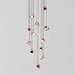 Glass Orb Cascade Chandelier