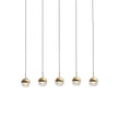 Glass Orb Cascade Chandelier