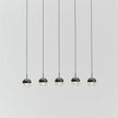 Glass Orb Cascade Chandelier