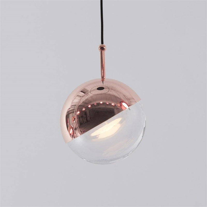 Glass Orb Cascade Chandelier