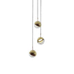 Glass Orb Cascade Chandelier