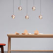 Glass Orb Cascade Chandelier
