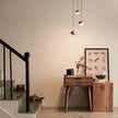 Glass Orb Cascade Chandelier