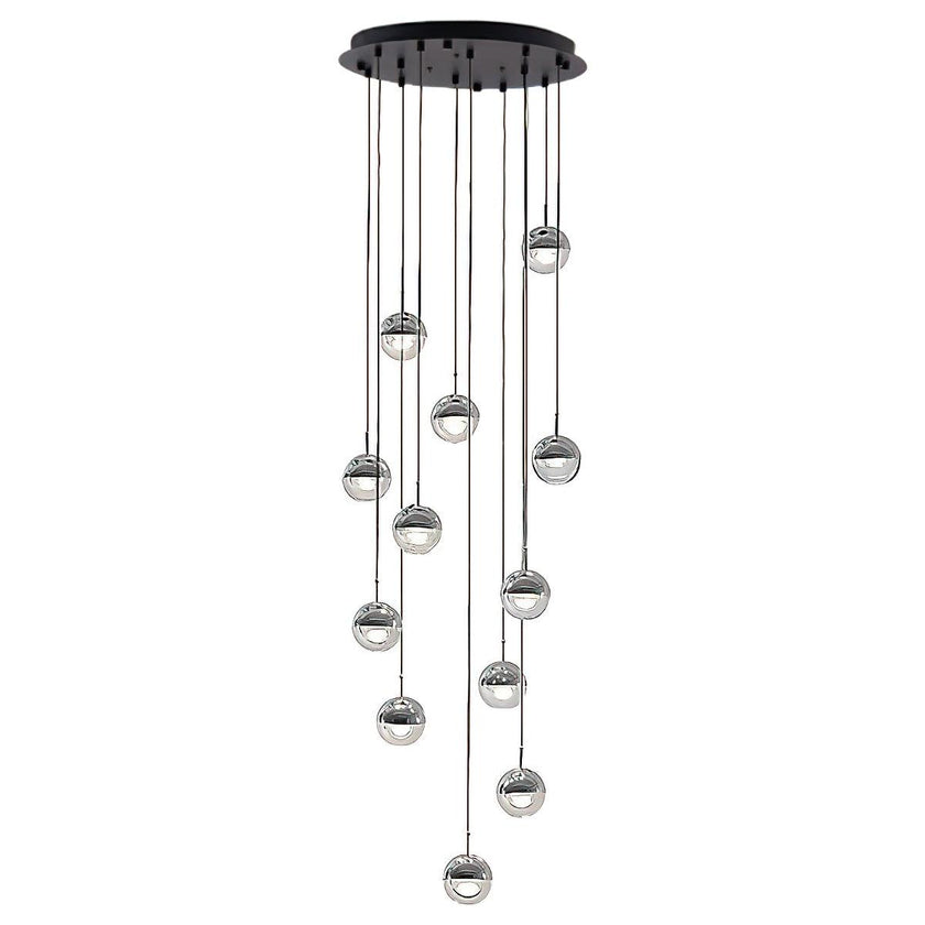 Acrylic Sphere Rotating Pendant Light