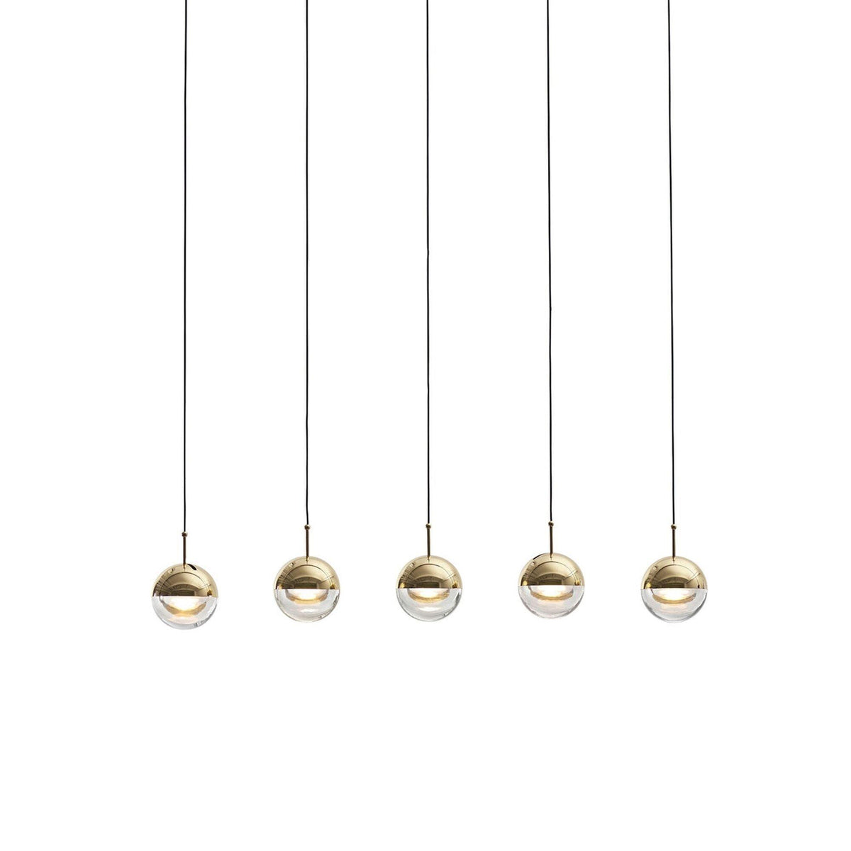 Acrylic Sphere Rotating Pendant Light