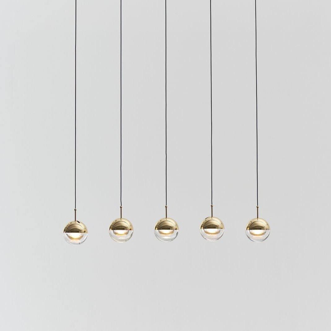 Acrylic Sphere Rotating Pendant Light
