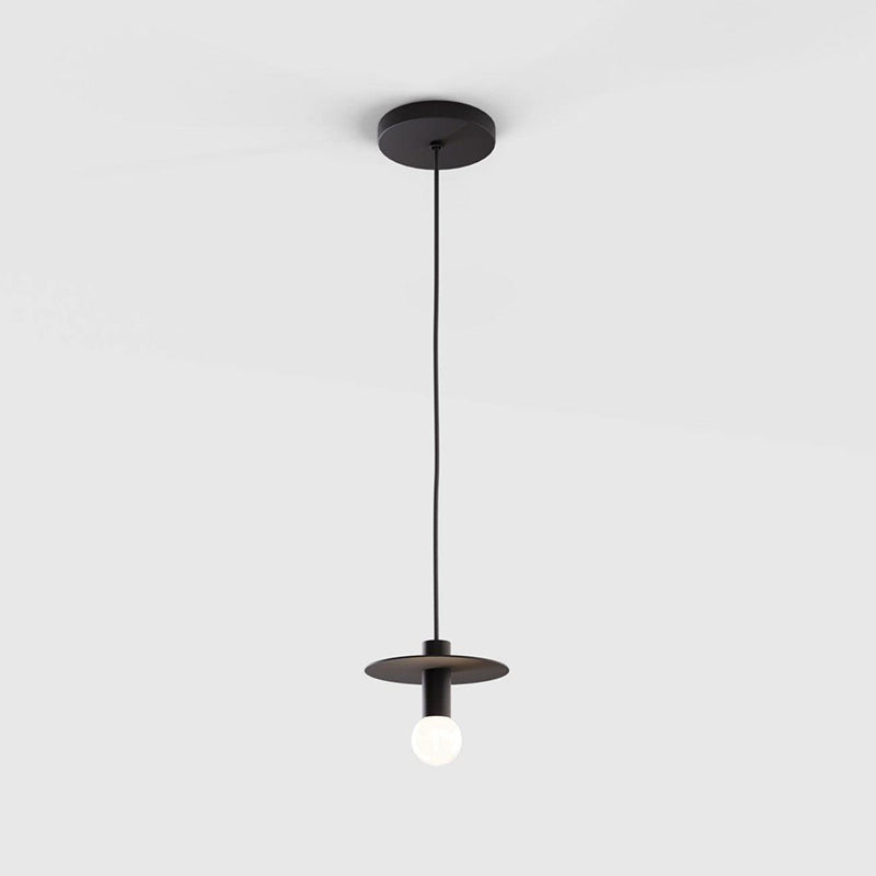 Brass Disc Dome Pendant Light