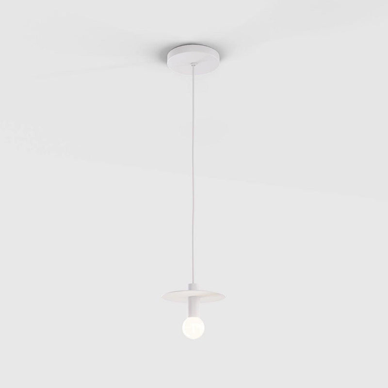 Brass Disc Dome Pendant Light