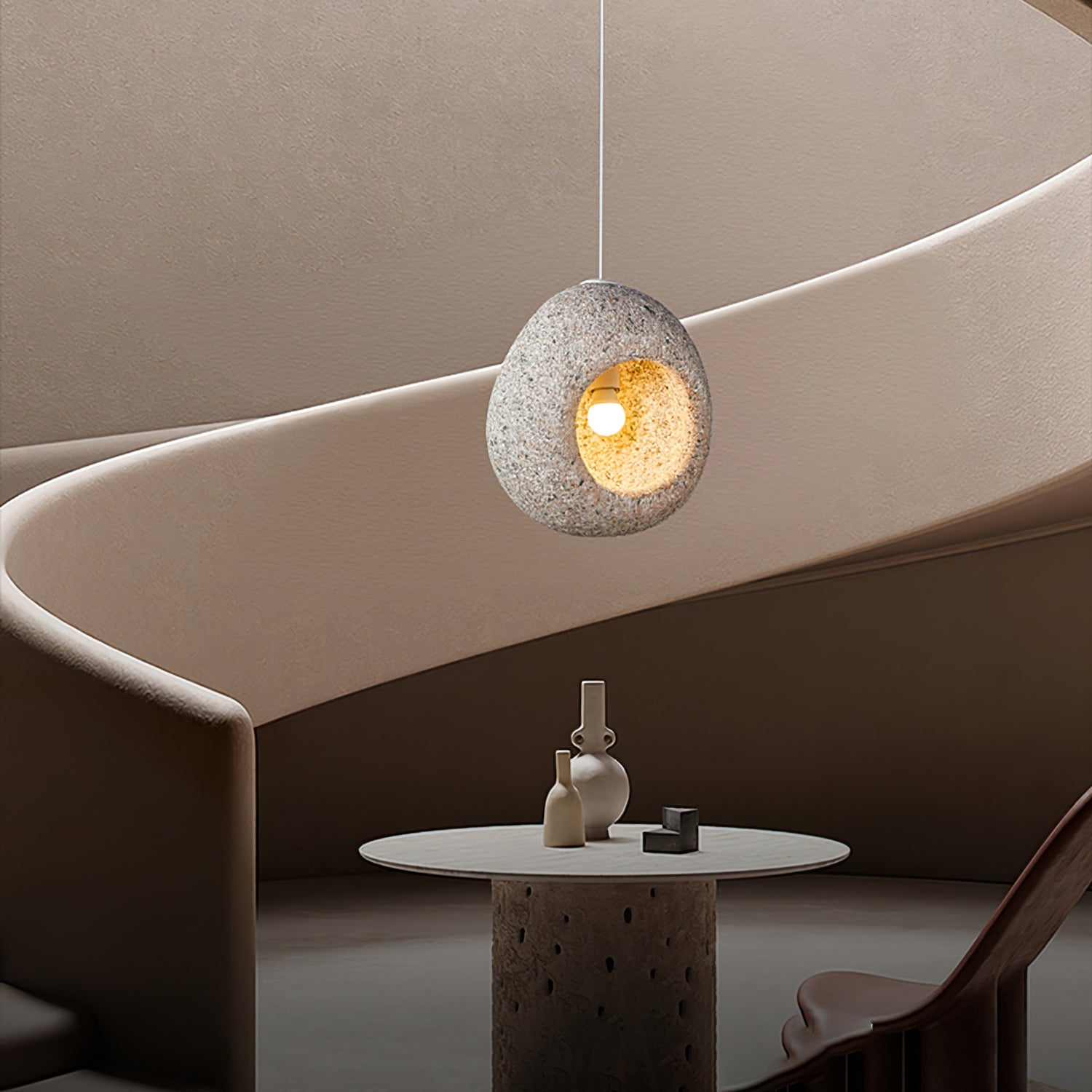 Calvrane Composite Round Pendant Light