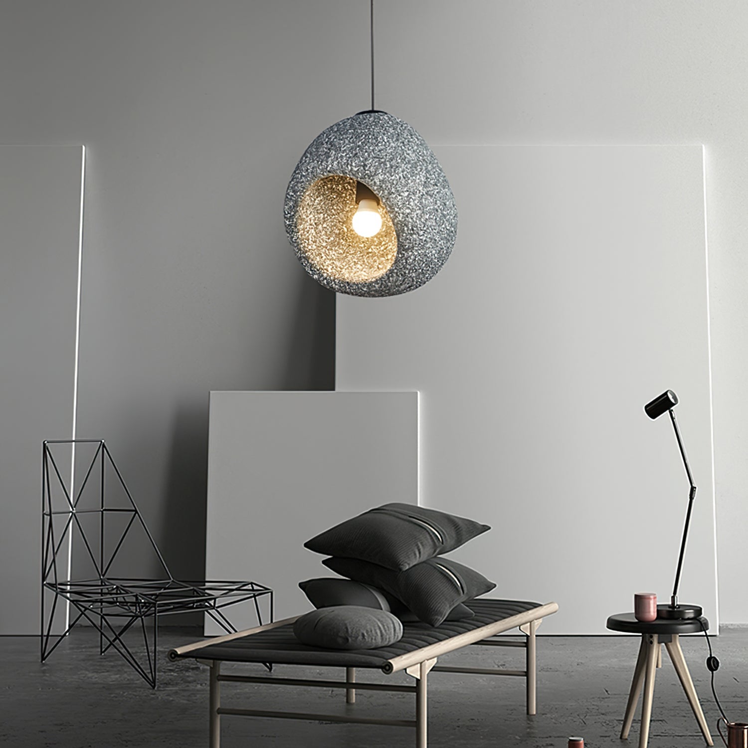 Calvrane Composite Round Pendant Light