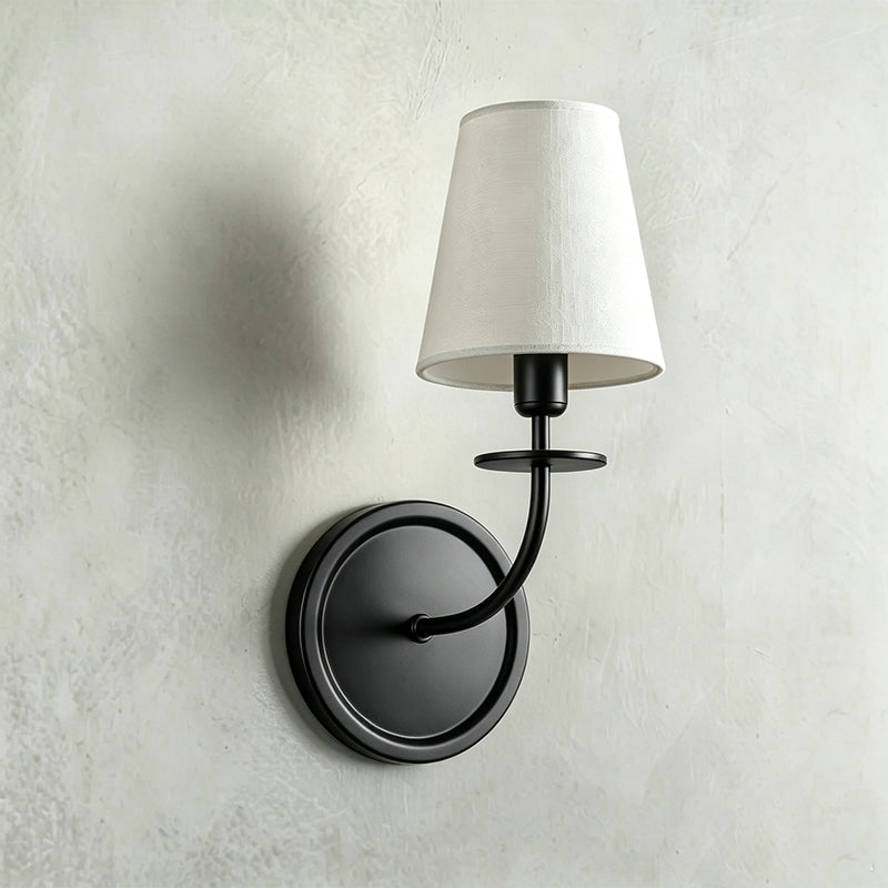 Calvrane Brass Curved Candle Wall Sconce