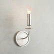 Calvrane Brass Curved Candle Wall Sconce