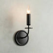 Calvrane Brass Curved Candle Wall Sconce