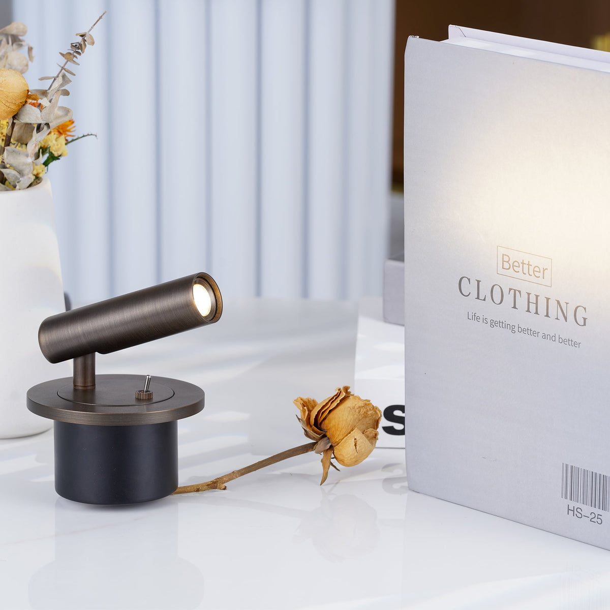 Metal Pivoting L-Arm Recessed Wall Sconce