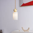 Brass Luxe Round Alabaster Pendant Light