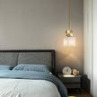 Brass Luxe Round Alabaster Pendant Light