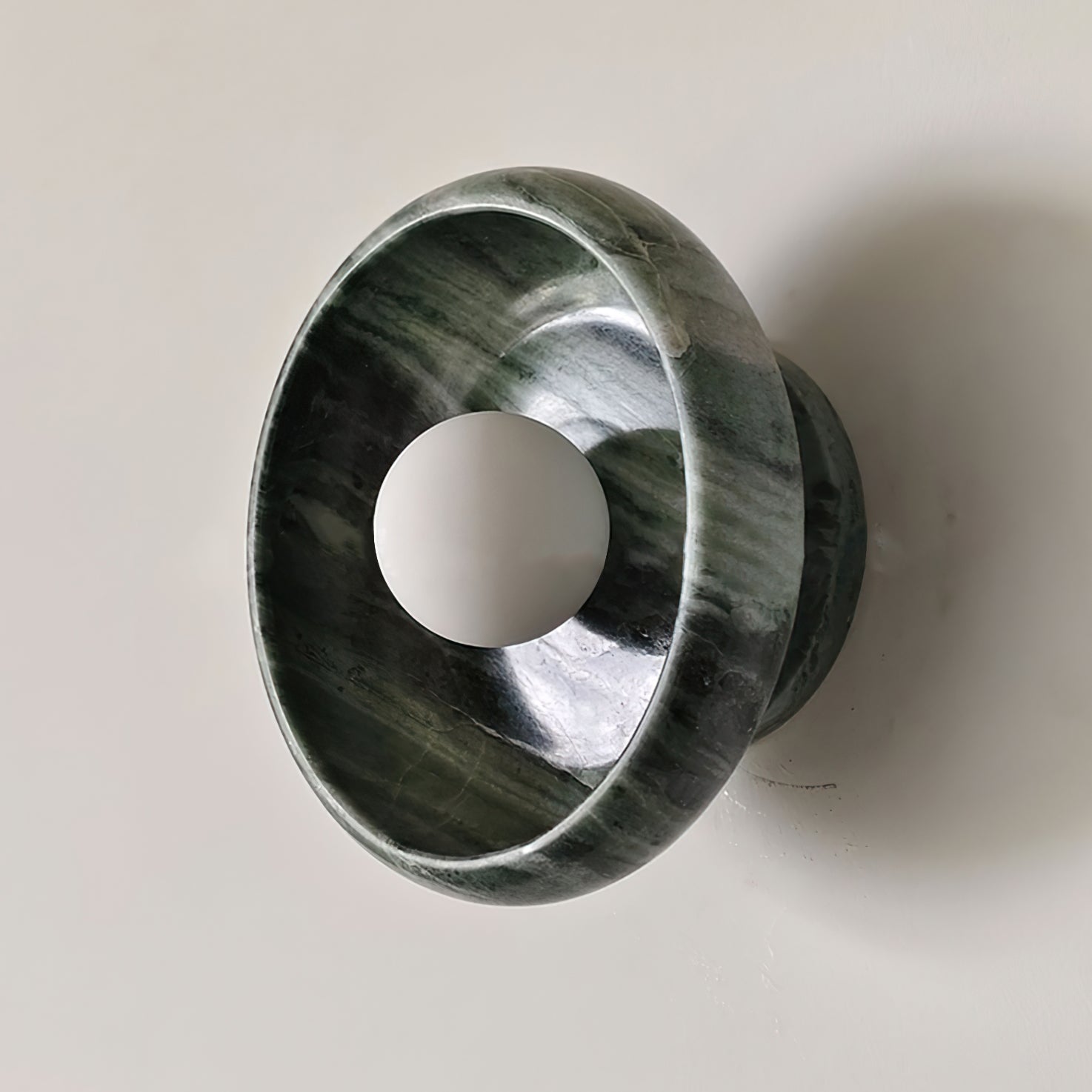 Calvrane Marble Round Wall Lamp