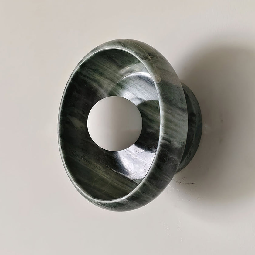 Calvrane Marble Round Wall Lamp