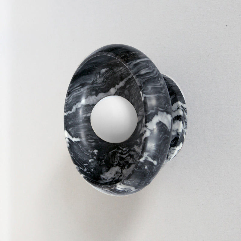 Calvrane Marble Round Wall Lamp