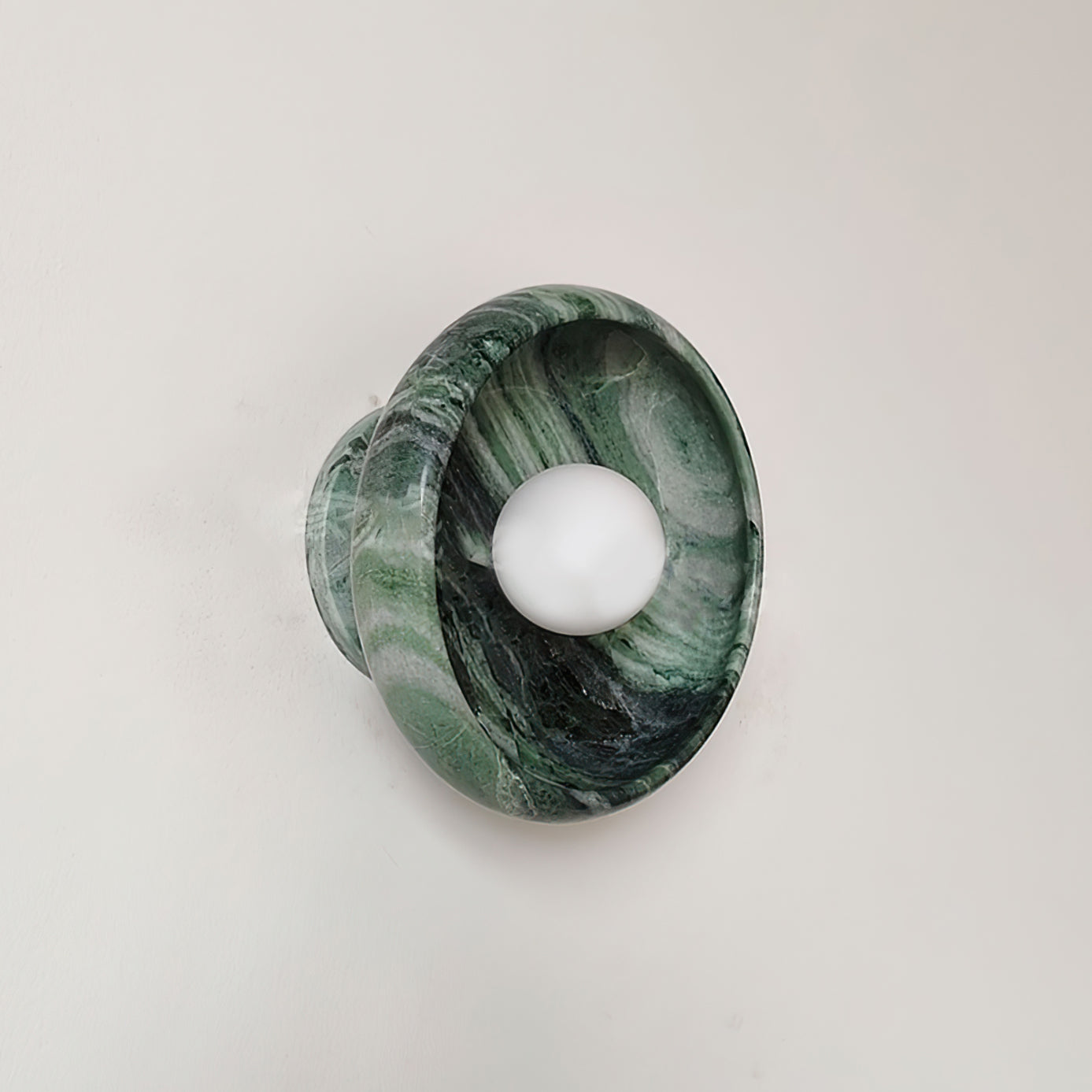 Calvrane Marble Round Wall Lamp