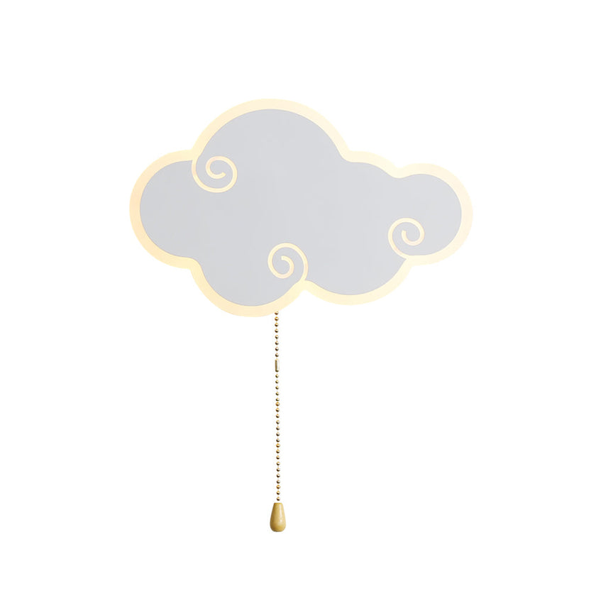 Acrylic Cloud Nursery Wall Light