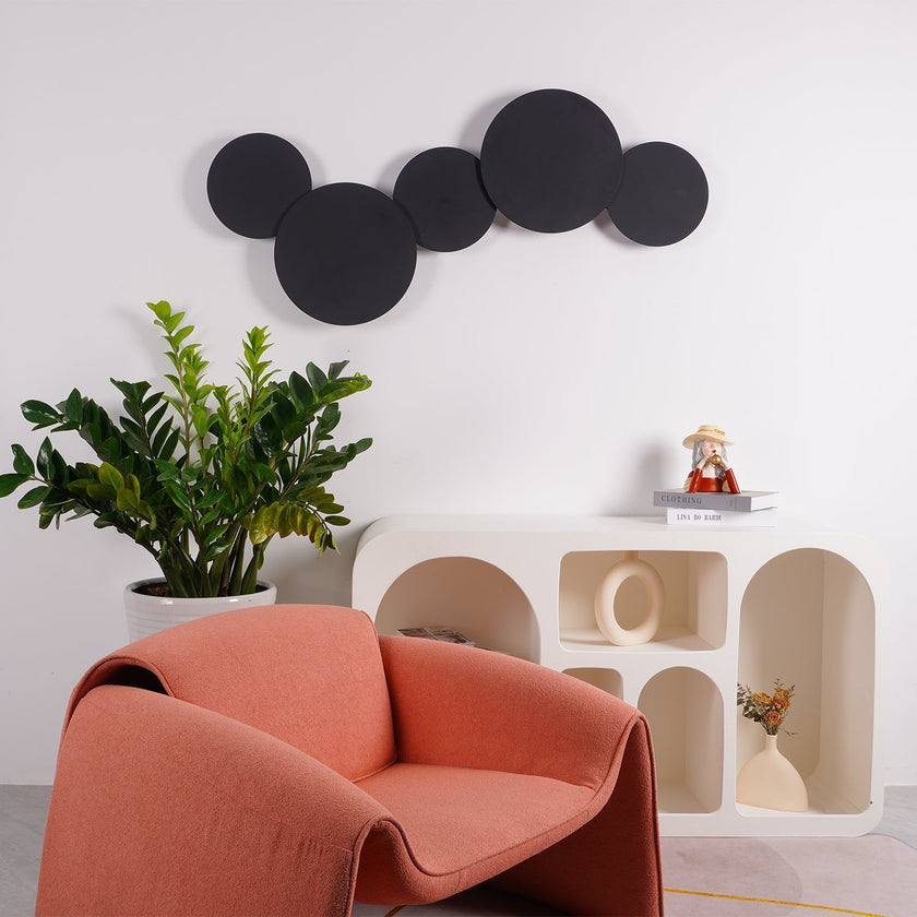Calvrane Metal Disc Wall Sconce