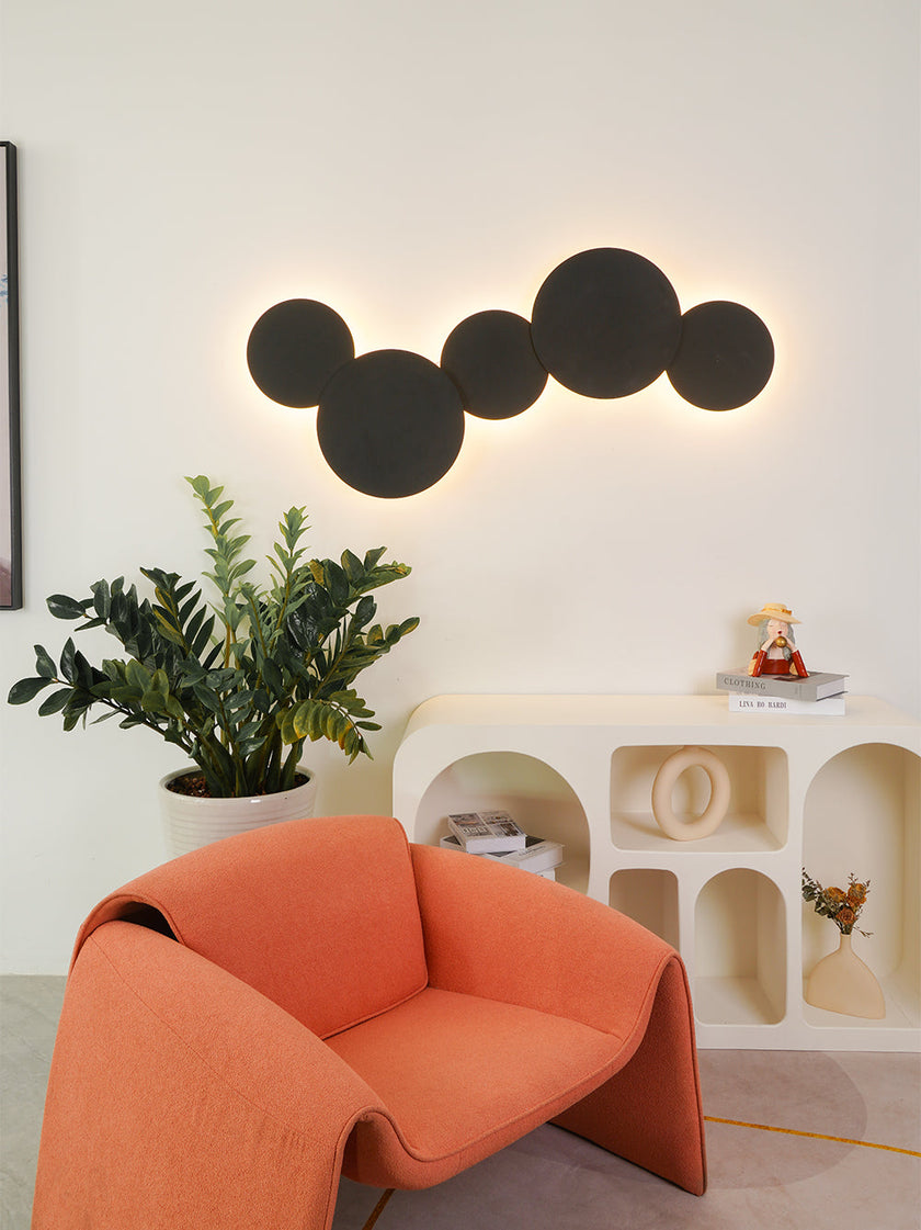 Calvrane Metal Disc Wall Sconce