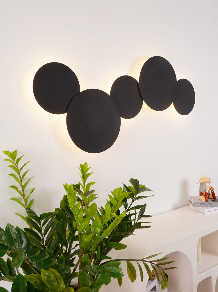 Calvrane Metal Disc Wall Sconce