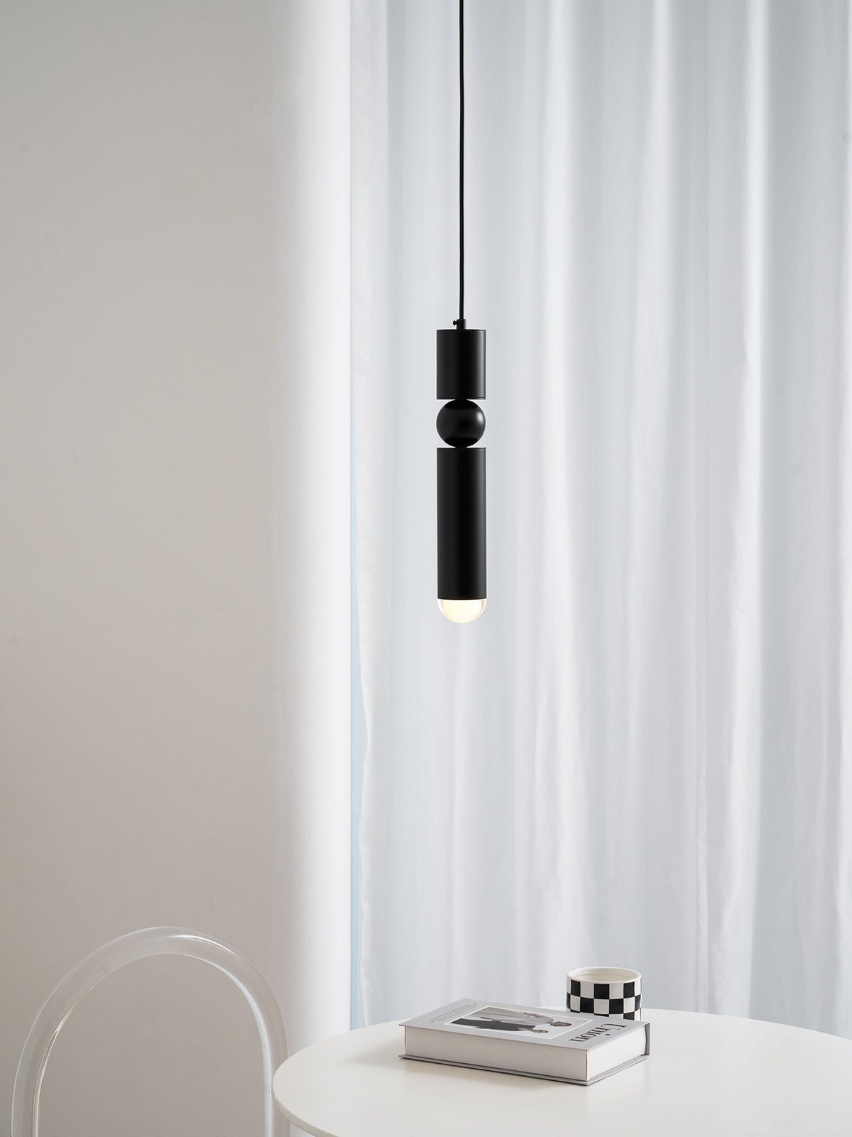 Metal Cylinder Orbit Cluster Pendant Light