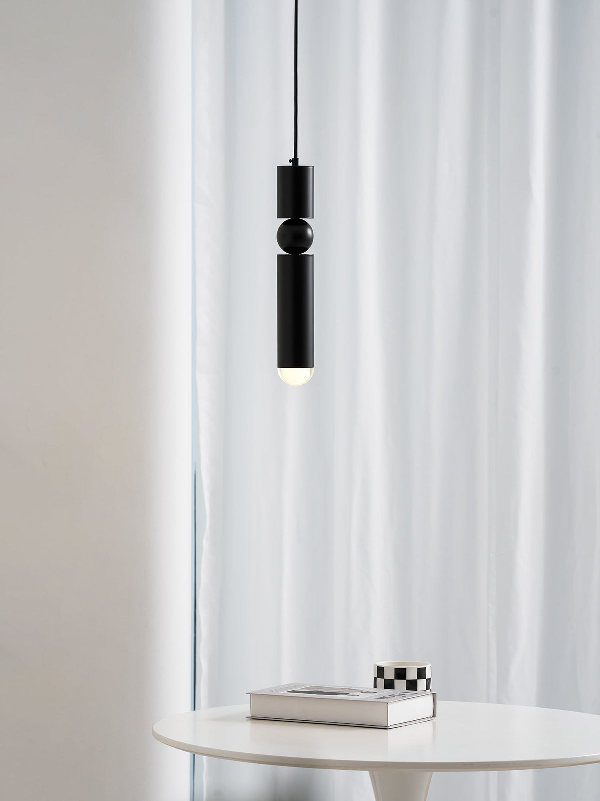 Metal Cylinder Orbit Cluster Pendant Light